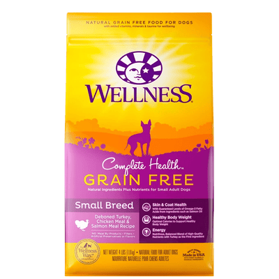 Complete Health Grain Free Small Breed Turkey & Chicken - Dry Dog Food - Wellness - PetToba-Wellness