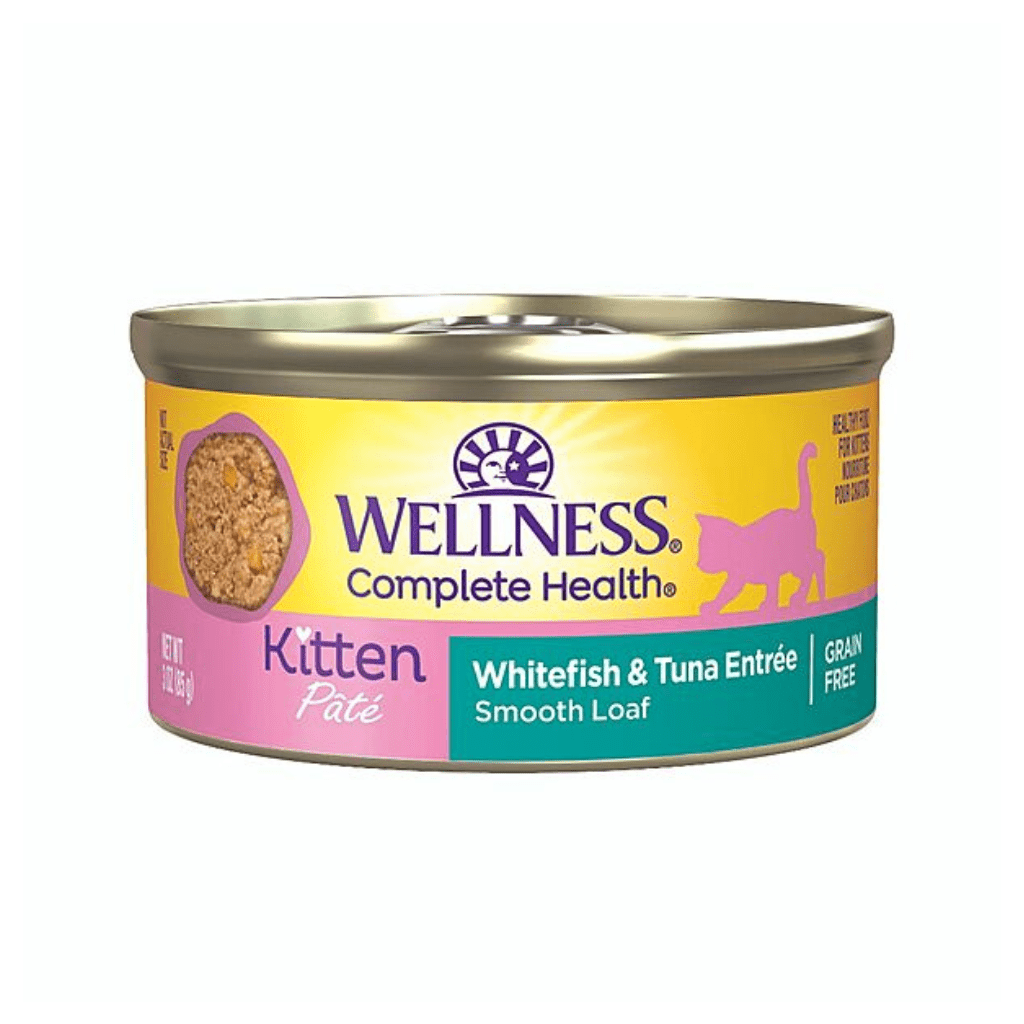 Complete Health™ Kitten Whitefish & Tuna Pâté  Wet Cat Food 3oz cans - Wellness