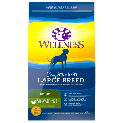 Complete Health Large Breed Chicken & Brown Rice - Dry Dog Food - Wellness - PetToba-Wellness