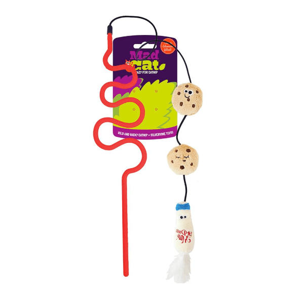 Cookies and Milk Wand - Cat Toys - Mad Cat - PetToba-Mad Cat