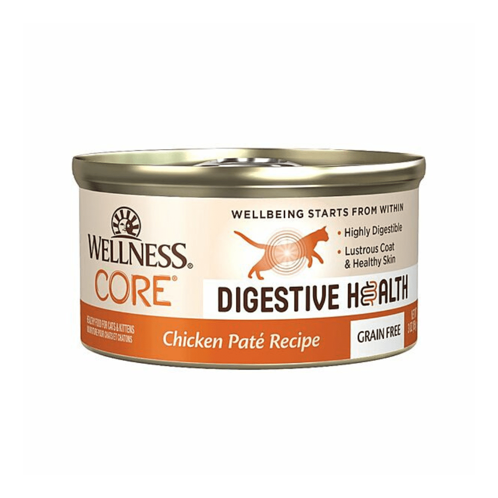 CORE® Digestive Health Chicken Pate Wet Cat Food 3.0 oz cans - Wellness - PetToba-Wellness