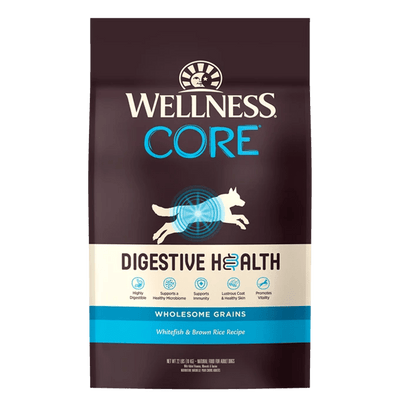 CORE Digestive Health Whitefish & Brown Rice - Dry Dog Food - Wellness - PetToba-Wellness