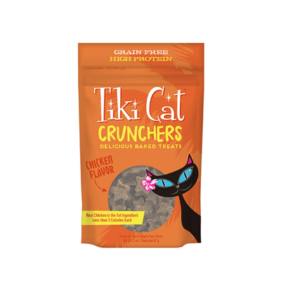 Crunchers GF Chicken & Pumpkin (2 oz) Cat Treat- Tiki Cat - PetToba-Tiki Cat
