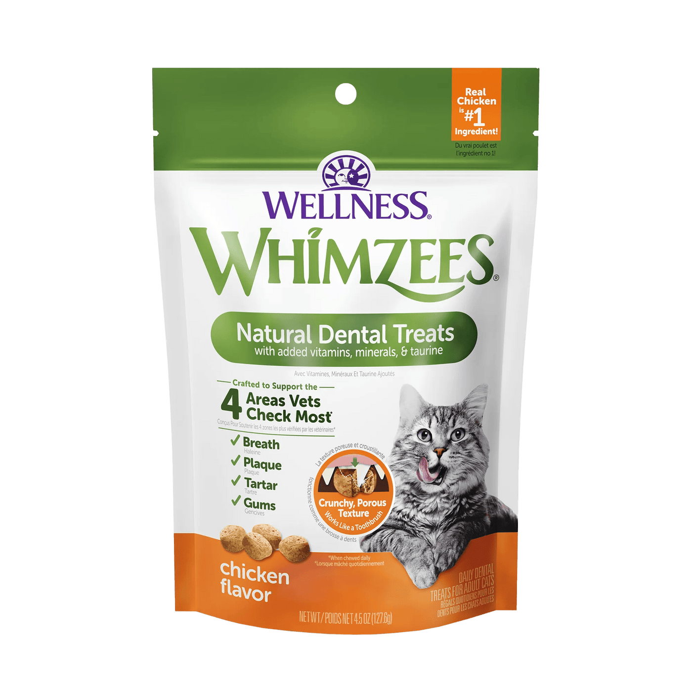 Dental Treats Chicken Flavor 2oz - Cat Treat - Whimzees - PetToba-Whimzees