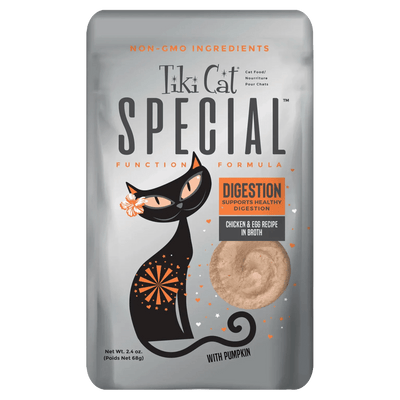 Digestion: Chicken & Egg Recipe in Broth - Tiki Cat