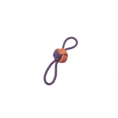 Dog Toy Rope Monkey Fist Butterfly Orange-Purple 11'' - Dog Toy - Bud'z - PetToba-Bud'z