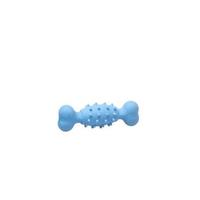 Dog Toy Rubber Foam Bone Blue 4.5'' - Dog Toy - Bud'z - PetToba-Bud'z
