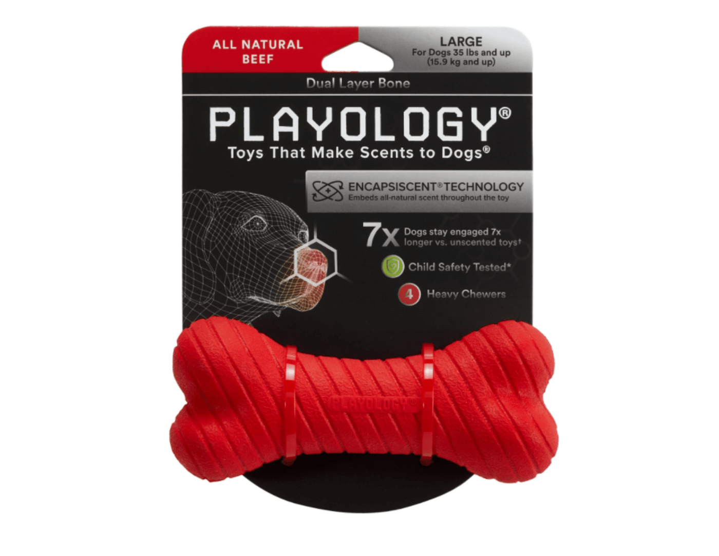 Dual Layer Bone Beef Scent - Playology - PetToba-Playology