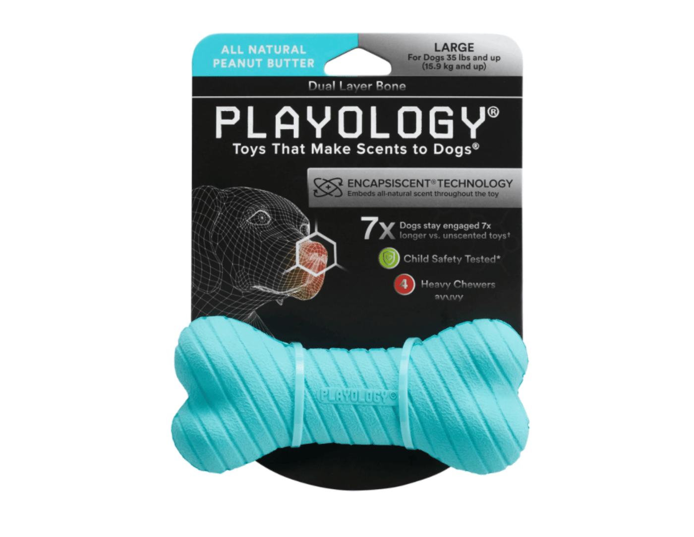 Dual Layer Bone Peanut Butter Scent - Playology