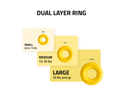 Dual Layer Ring Chicken Scent - Playology - PetToba-Playology
