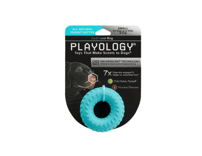 Dual Layer Ring Peanut Butter Scent - Playology - PetToba-Playology