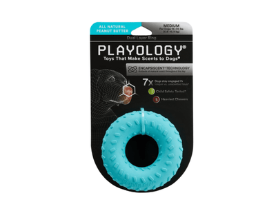 Dual Layer Ring Peanut Butter Scent - Playology - PetToba-Playology