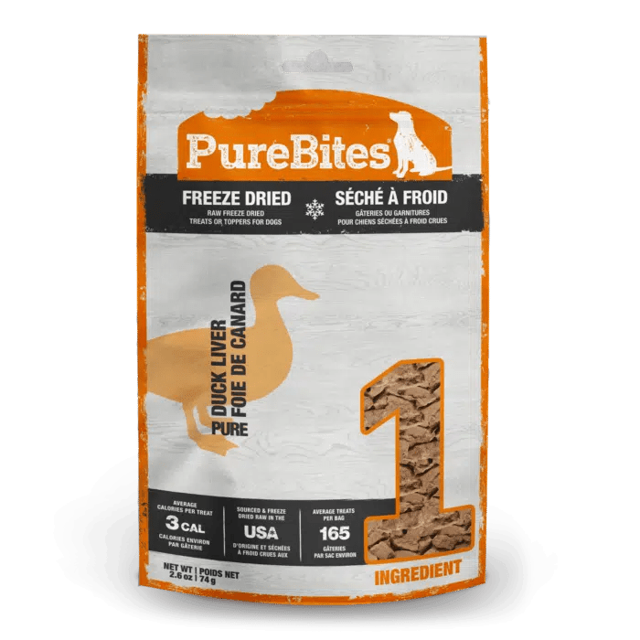 Duck Liver Freeze Dried Dog Treats - PureBites