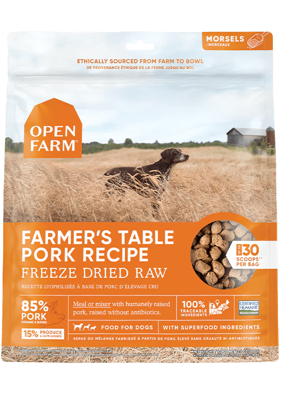 Farmer’s Table Pork - Freeze-Dried Raw Dog Food - Open Farm - PetToba-Open Farm