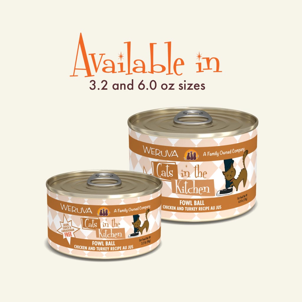 Fowl Ball (Chicken Turkey Recipe) Wet Cat Food oz Can