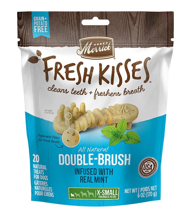Fresh Kisses Mint - For XSmall Dogs - Dog Treat - Merrick