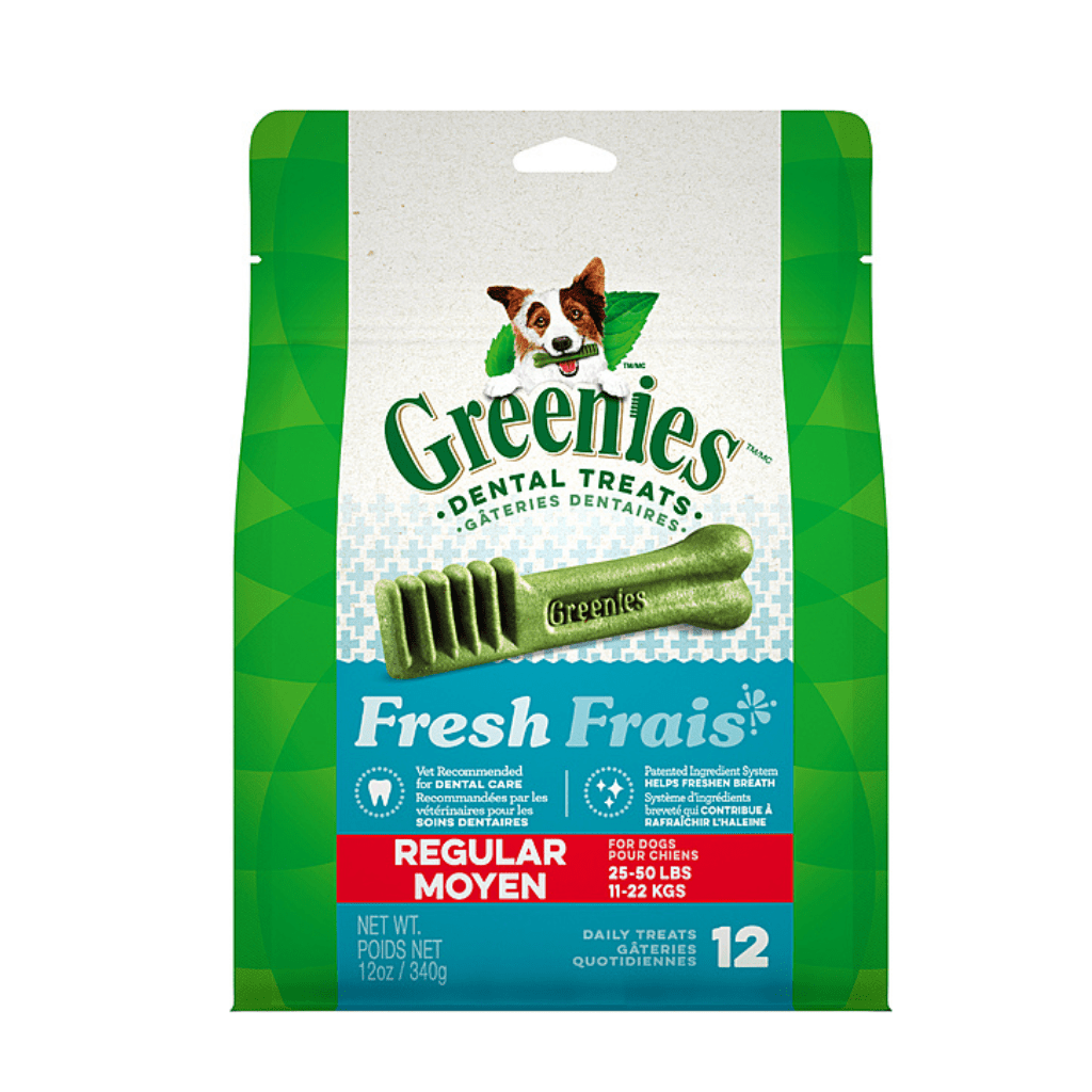Fresh Regular  Dog Dental Treats 12CT | 12OZ - Greenies