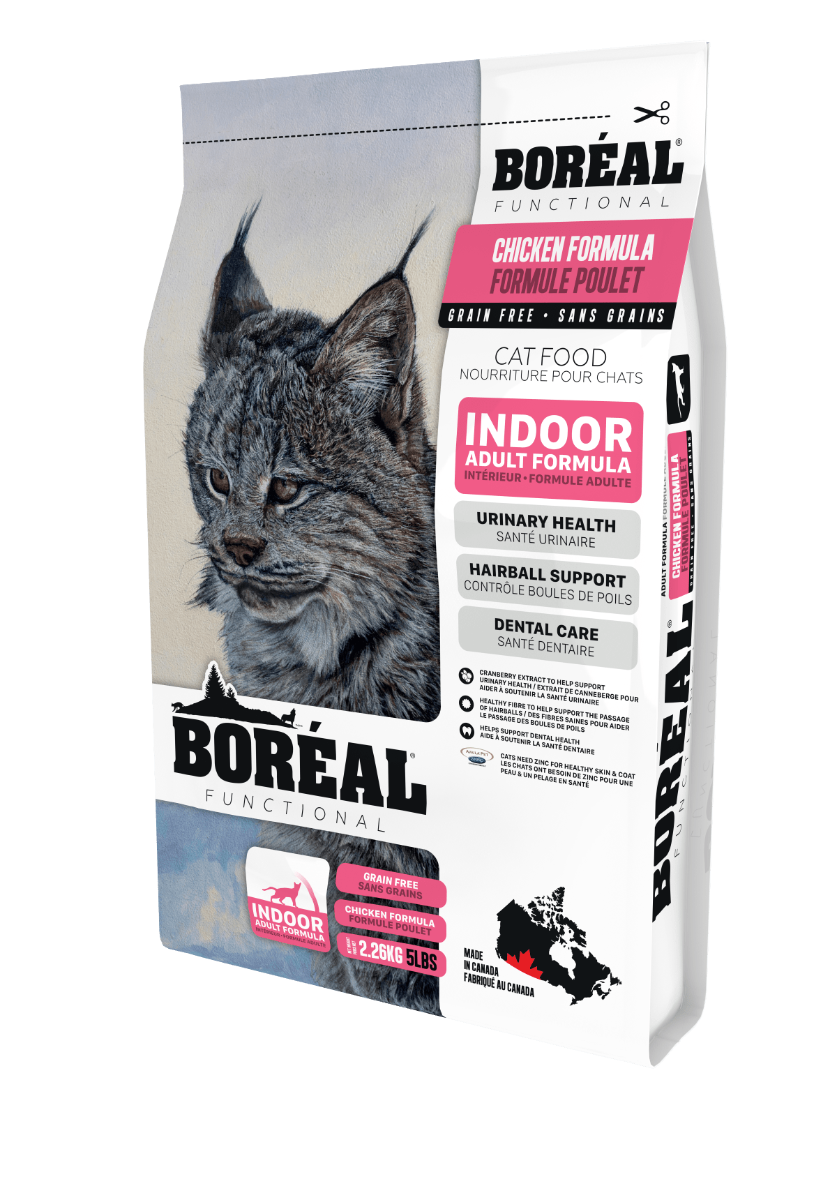 Functional Indoor Cat - Dry Cat Food - BORÉAL - PetToba-Boreal