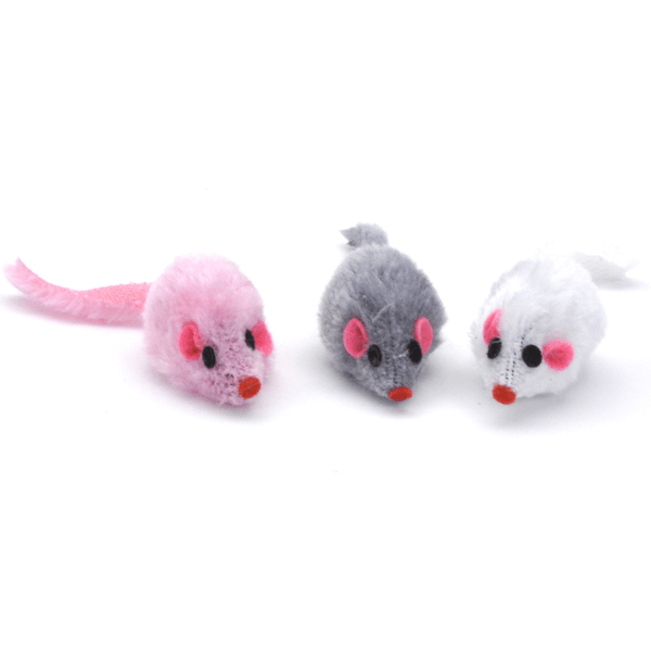 Furry Mice - Cat Toy - Coastal