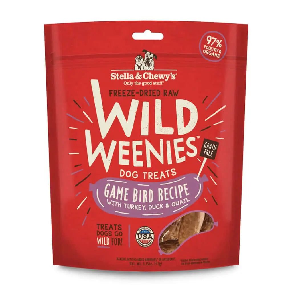 Game Bird Wild Weenies - Freeze Dried Raw Dog Treats - Stella & Chewy's - PetToba-Stella & Chewys