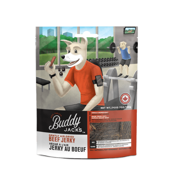 GF Beef Jerky Dog Treats - Buddy Jacks
