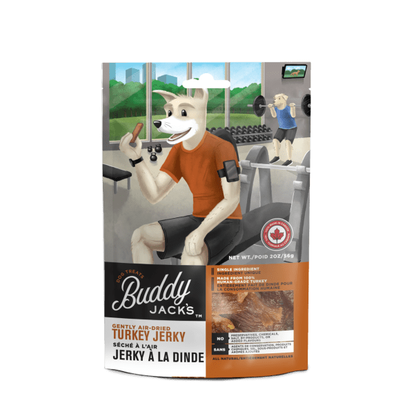 GF Turkey Jerky Dog Treats - Buddy Jacks