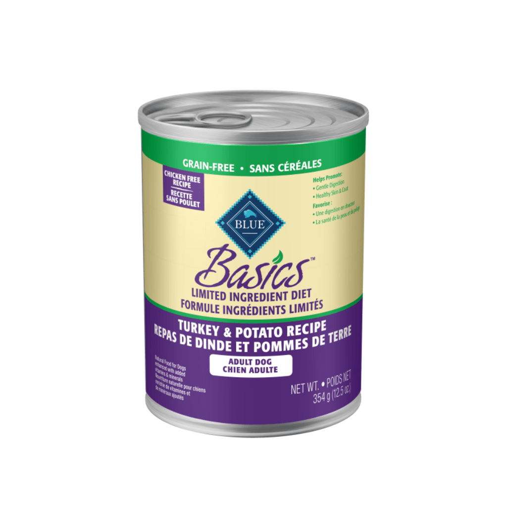 Grain-Free Adult Turkey Recipe 12.5 oz Cans - Wet Dog Food  - Blue Buffalo