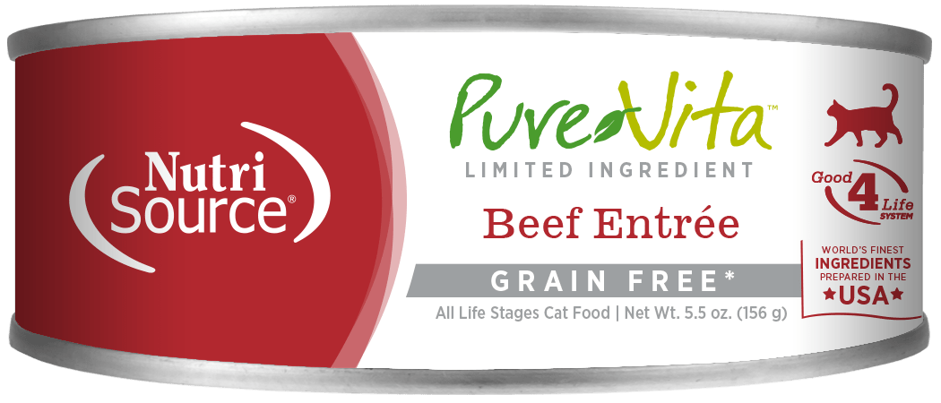 Grain Free Beef Entrée - Wet Cat Food - NutriSource