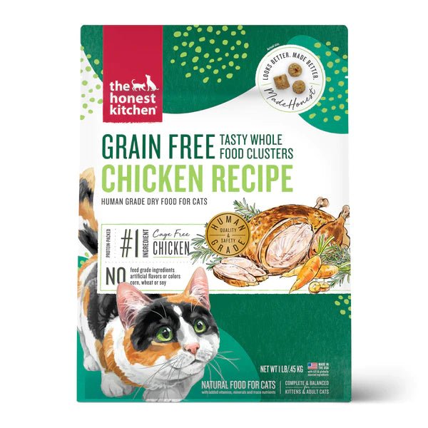 Grain Free Chicken Clusters - Dry Cat Food - The Honest Kitchen