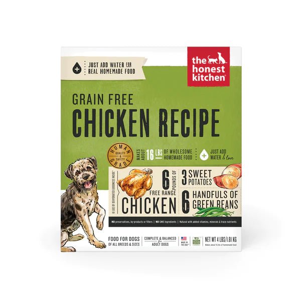 Grain Free Chicken - Dehydrated/Air-Dried Dog Food - The Honest Kitchen