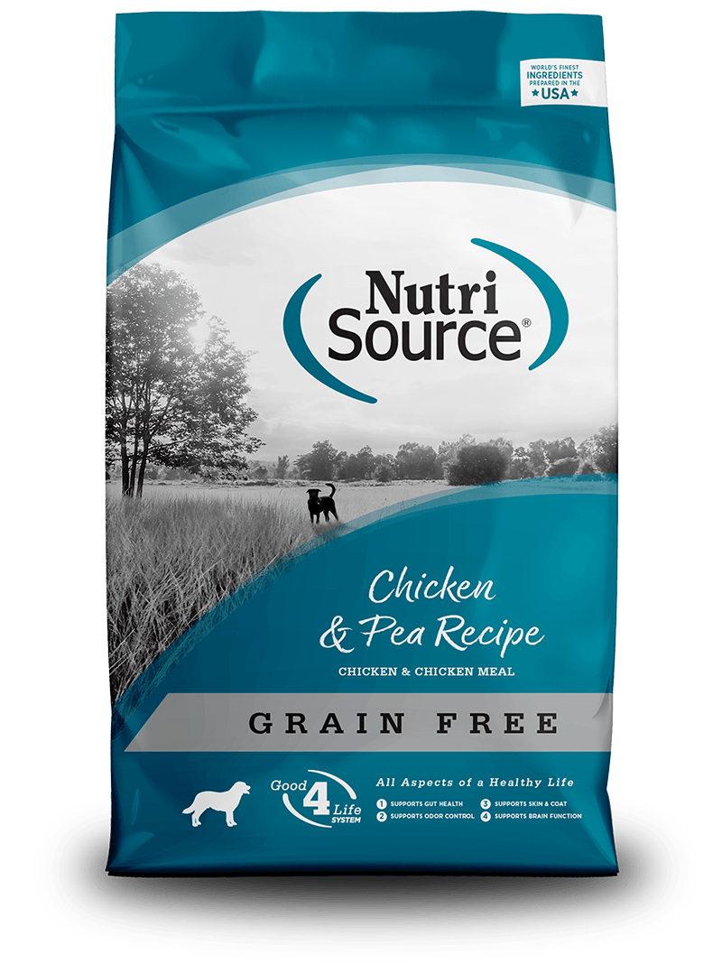 Grain-Free Chicken & Pea Recipe - NutriSource- Dry Dog Food
