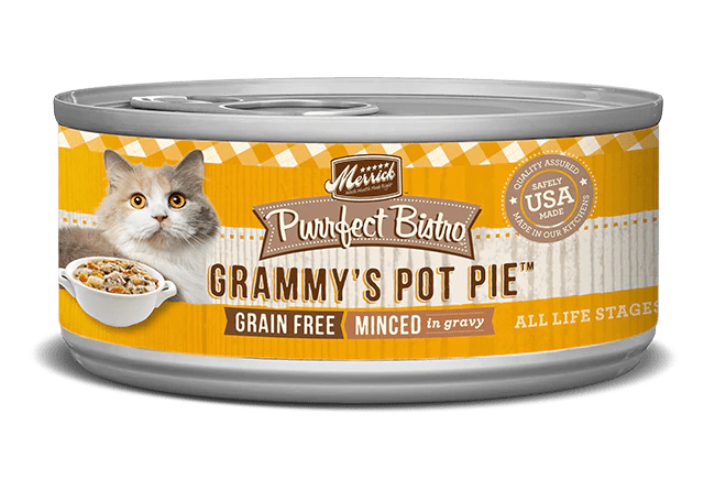 Grain-Free Minced Grammy's Pot Pie Wet Cat Food 5.5 oz - Merrick