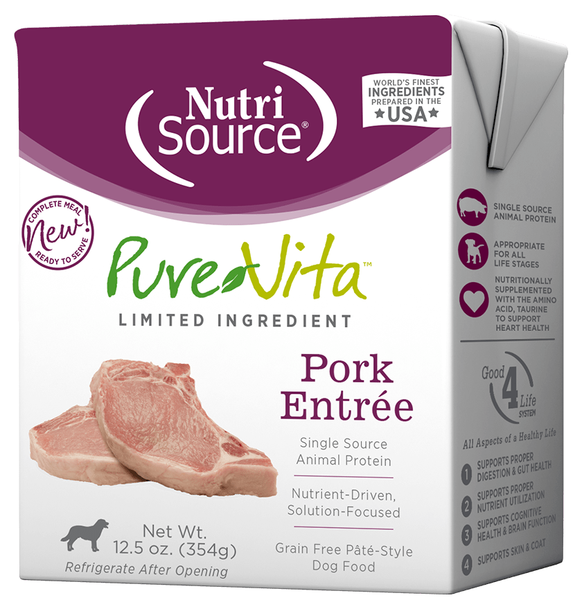 Grain Free Pork Entrée - Wet Dog Food - NutriSource - PetToba-NutriSource