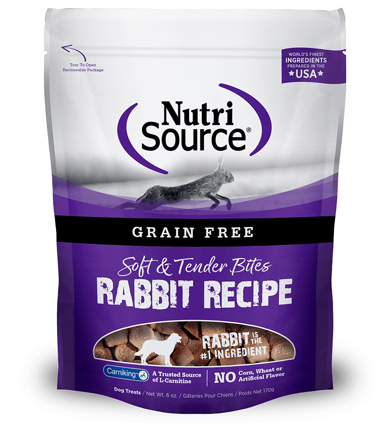 Grain Free Rabbit Bites - Dog Treats - NutriSource