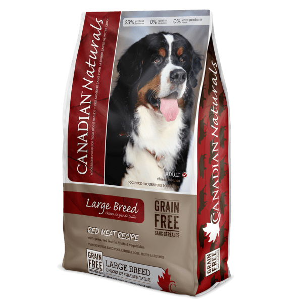 Grain Free Red Meat Recipe for Large Breed Dogs - Dry Dog Food - Canadian Naturals
