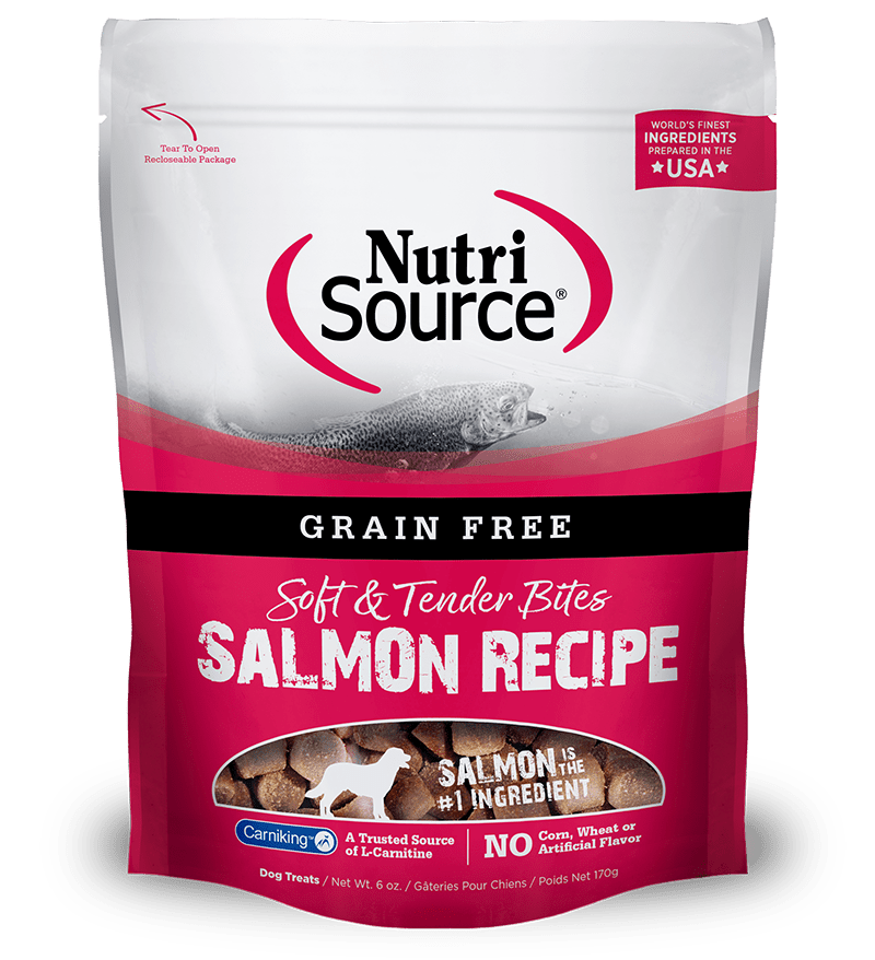 Grain Free Salmon Bites - Dog Treats - NutriSource