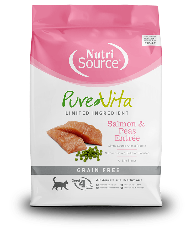 Grain-Free Salmon & Peas Entrée - Dry Cat Food - NutriSource - PetToba-NutriSource