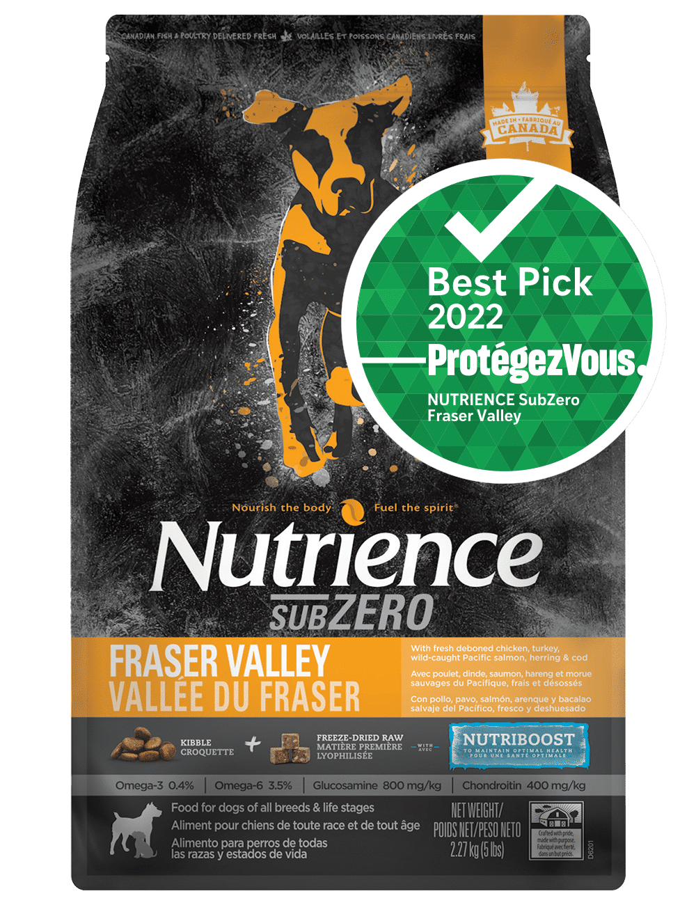 Grain Free SubZero Fraser Valley High Protein - Dry Dog Food - Nutrience