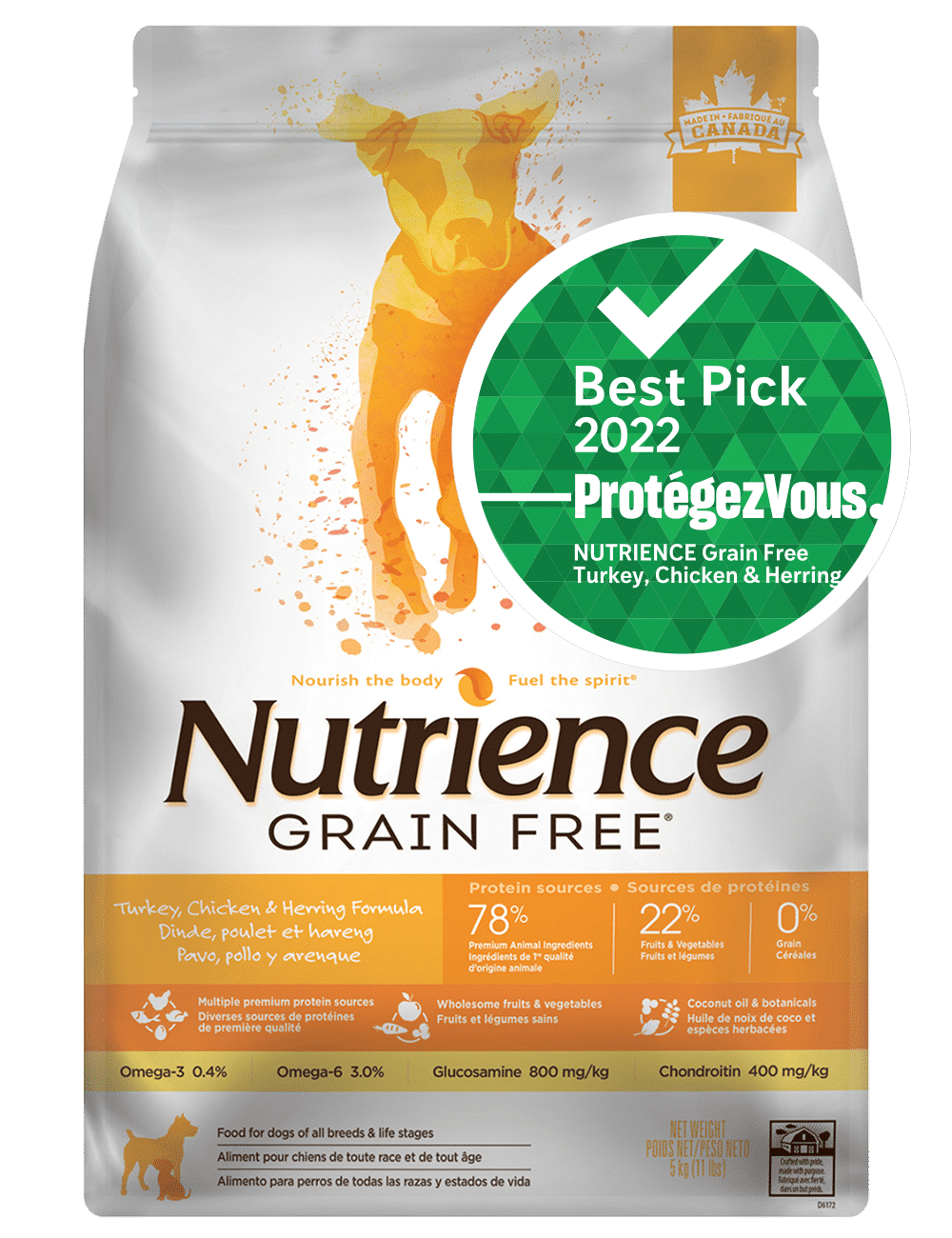 Grain Free Turkey, Chicken & Herring - Dry Dog Food - Nutrience