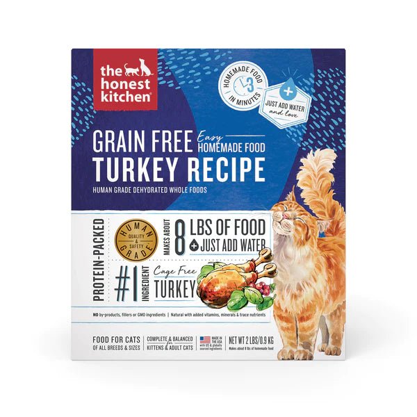 Grain Free Turkey - Dehydrated/Air-Dried Cat Food - The Honest Kitchen