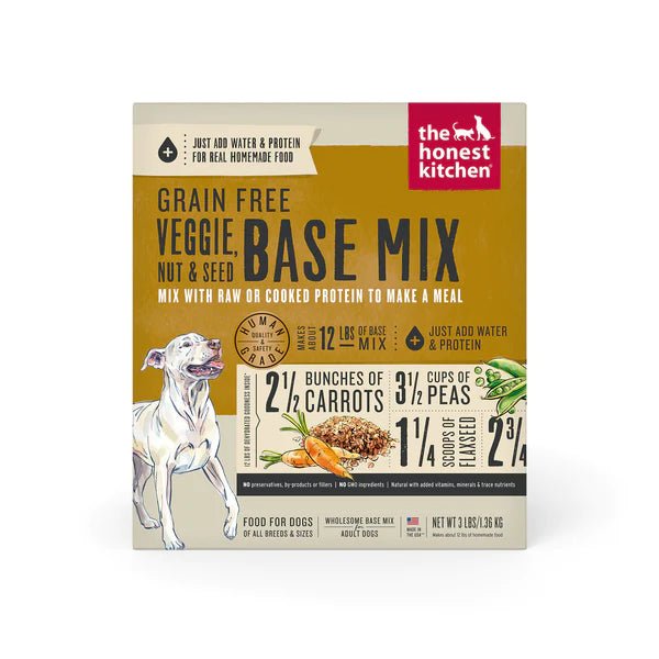 Grain Free Veggie, Nut & Seed Base Mix - Dehydrated/Air-Dried Dog Food - The Honest Kitchen - PetToba-The Honest Kitchen