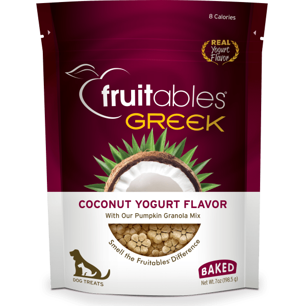 Greek Coconut Yogurt Crunchy Dog treats 198 g - Fruitables - PetToba-Fruitables