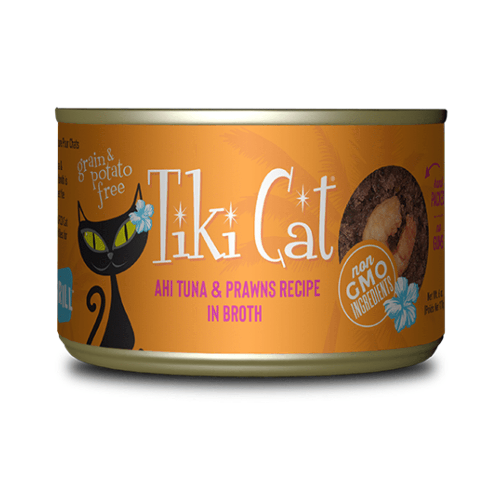 Hawaiian Grill GF Manana Ahi Tuna/Prawns (2.8 | 6.0) Wet Cat food - Tiki Cat - PetToba-Tiki Cat