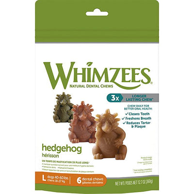 Hedgehog Large All Natural Daily Dental Treat for Dogs - Whimzees® - PetToba-Whimzees