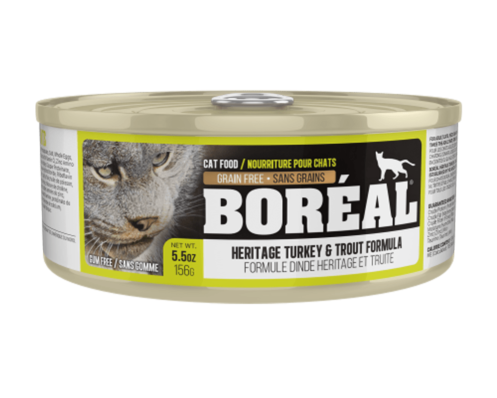 Heritage Turkey & Trout - Wet Cat Food - BORÉAL - PetToba-Boreal