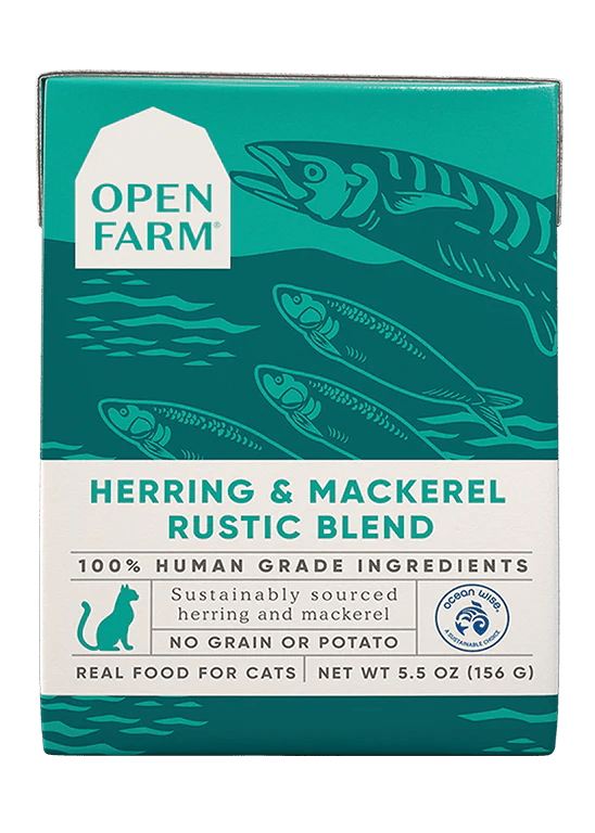 Herring & Mackerel Rustic Blend - Wet Cat Food - Open Farm