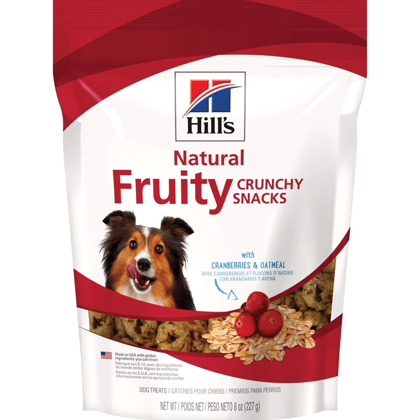 Hill's Natural Fruity Crunchy Snacks with Cranberries & Oatmeal - Dog Treats - Hill's Science Diet
