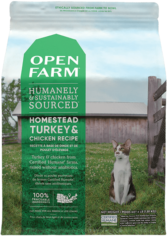 Homestead Turkey & Chicken - Dry Cat Food - Open Farm