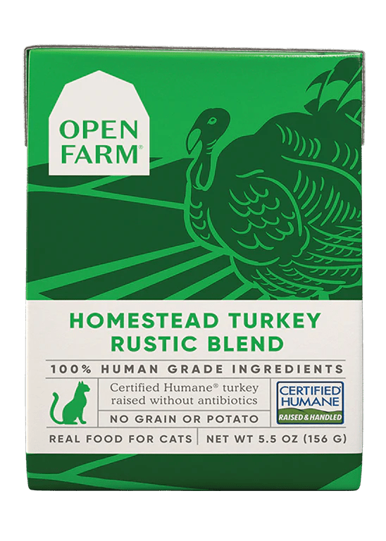 Homestead Turkey Rustic Blend - Wet Cat Food - Open Farm - PetToba-Open Farm