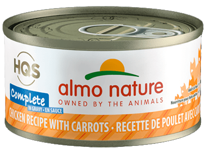 HQS Complete Chicken Recipe With Carrots In Gravy - Wet Cat Food - almo nature - PetToba-Almo Nature
